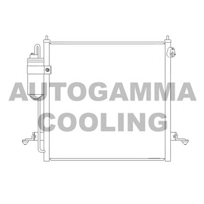 Photo Condenser, air conditioning AUTOGAMMA 105460