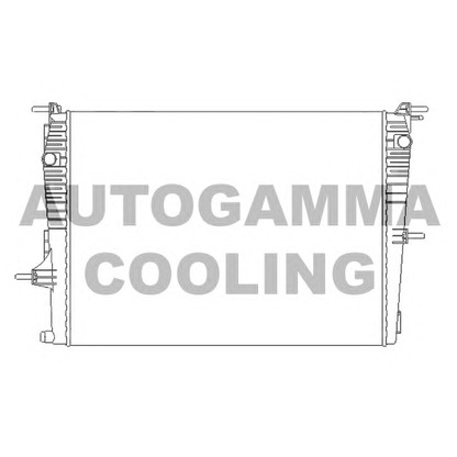 Foto Radiatore, Raffreddamento motore AUTOGAMMA 105469