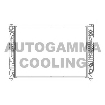 Photo Radiateur, refroidissement du moteur AUTOGAMMA 105483