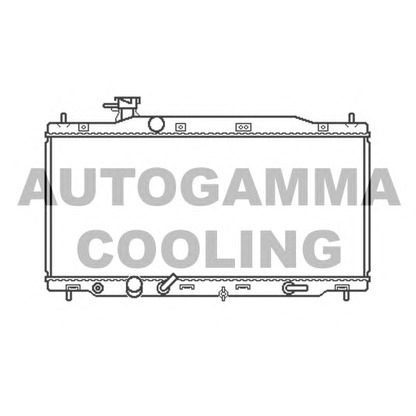 Photo Radiator, engine cooling AUTOGAMMA 105486