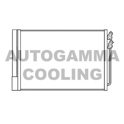 Photo Condenser, air conditioning AUTOGAMMA 105536