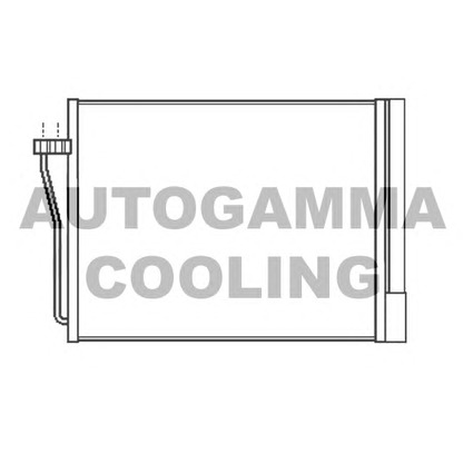 Photo Condenser, air conditioning AUTOGAMMA 105537