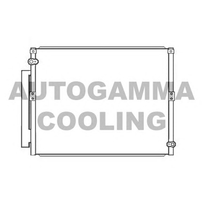 Photo Condenser, air conditioning AUTOGAMMA 105553