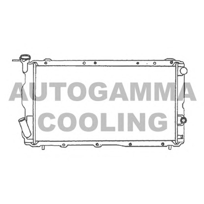 Photo Radiator, engine cooling AUTOGAMMA 105568