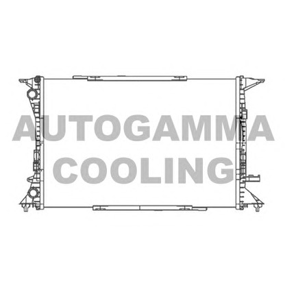 Photo Radiator, engine cooling AUTOGAMMA 105612