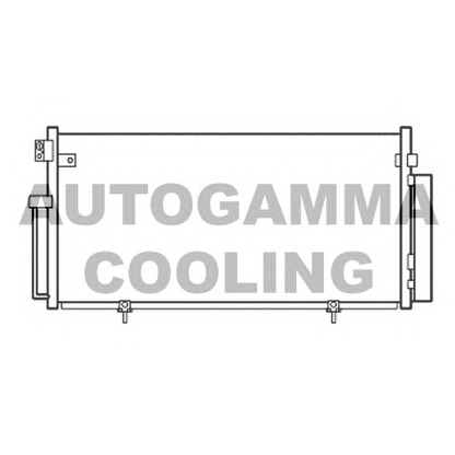 Photo Condenser, air conditioning AUTOGAMMA 105648