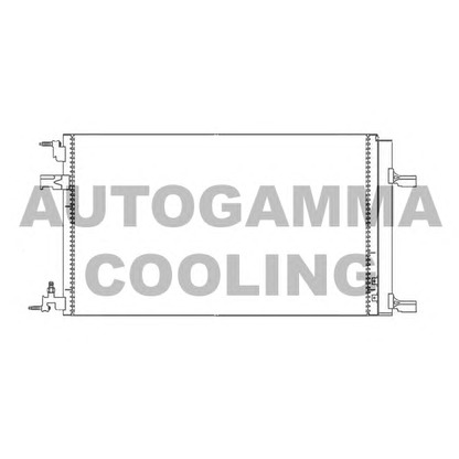 Photo Condenser, air conditioning AUTOGAMMA 105712
