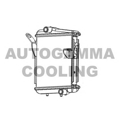 Photo Radiator, engine cooling AUTOGAMMA 105746