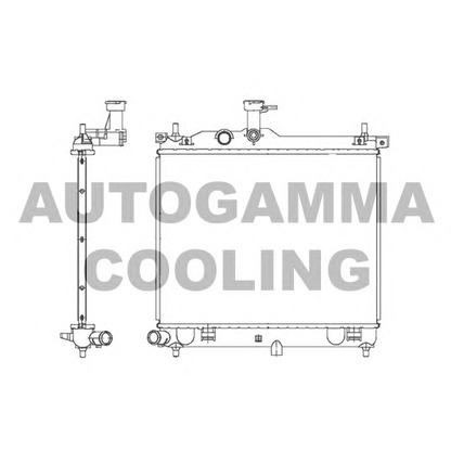 Zdjęcie Chłodnica, układ chłodzenia silnika AUTOGAMMA 105750