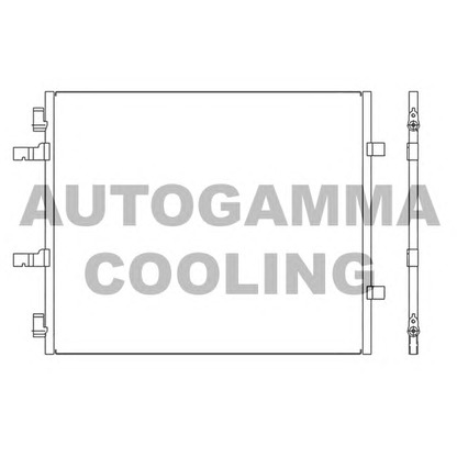 Photo Condenser, air conditioning AUTOGAMMA 105870