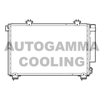 Photo Condenser, air conditioning AUTOGAMMA 105898