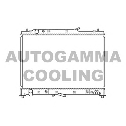 Photo Radiator, engine cooling AUTOGAMMA 105921