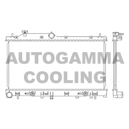 Photo Radiateur, refroidissement du moteur AUTOGAMMA 105928