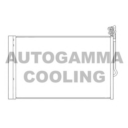Photo Condenser, air conditioning AUTOGAMMA 105975