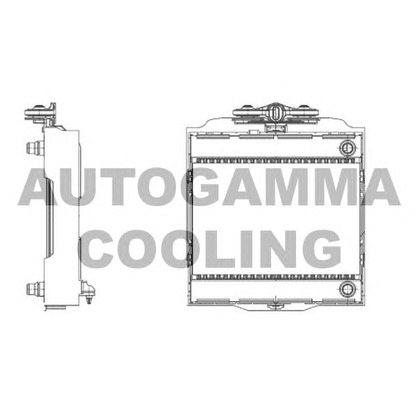 Photo Radiateur, refroidissement du moteur AUTOGAMMA 107010