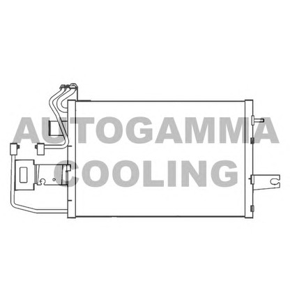 Photo Condenser, air conditioning AUTOGAMMA 107066