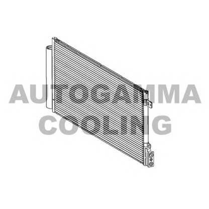 Photo Condenser, air conditioning AUTOGAMMA 107152