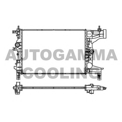 Photo Heat Exchanger, interior heating AUTOGAMMA 107167