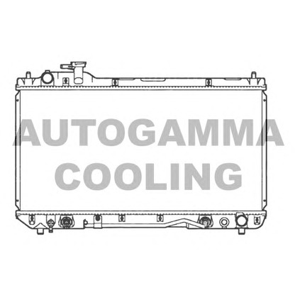 Foto Radiador, refrigeración del motor AUTOGAMMA 107189