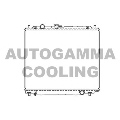 Photo Radiator, engine cooling AUTOGAMMA 107251