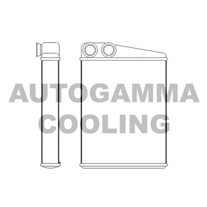 Foto Scambiatore calore, Riscaldamento abitacolo AUTOGAMMA 107274