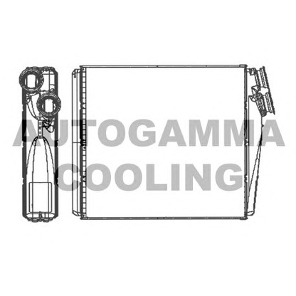 Zdjęcie Wymiennik ciepła, ogrzewanie wnętrza AUTOGAMMA 107277