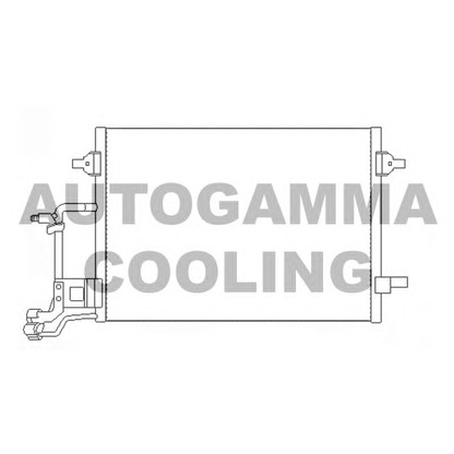 Foto Condensador, aire acondicionado AUTOGAMMA 107315