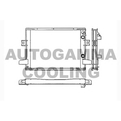 Zdjęcie Chłodnica, układ chłodzenia silnika AUTOGAMMA 400760