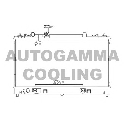 Photo Radiateur, refroidissement du moteur AUTOGAMMA 107476