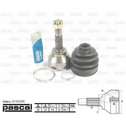 Photo Joint Kit, drive shaft PASCAL G11013PC