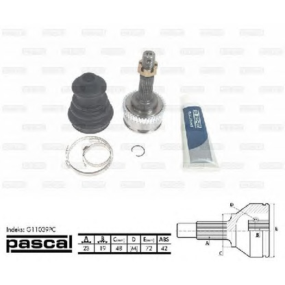 Photo Joint Kit, drive shaft PASCAL G11039PC