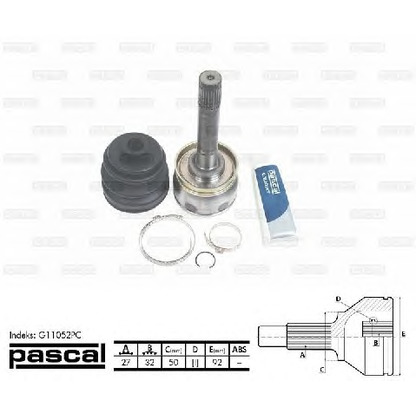 Photo Joint Kit, drive shaft PASCAL G11052PC