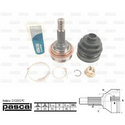 Foto Kit giunti, Semiasse PASCAL G12032PC