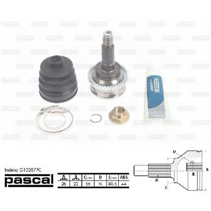 Foto Kit giunti, Semiasse PASCAL G13057PC