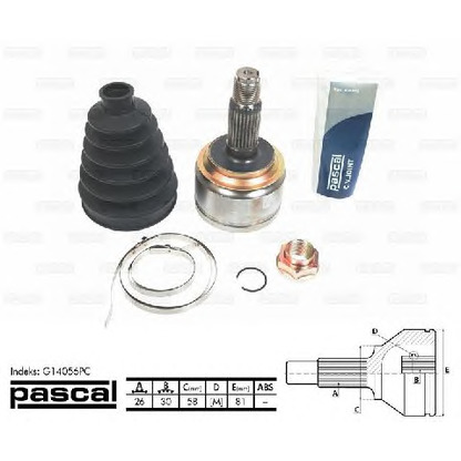 Foto Kit giunti, Semiasse PASCAL G14056PC