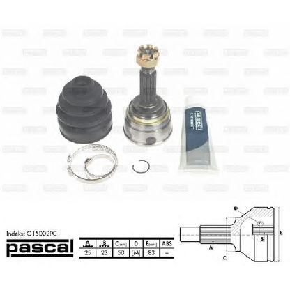 Photo Joint Kit, drive shaft PASCAL G15002PC