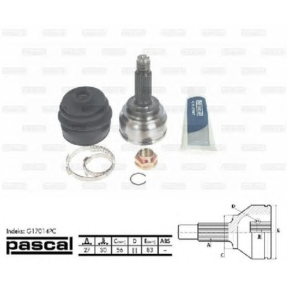 Photo Joint Kit, drive shaft PASCAL G17014PC