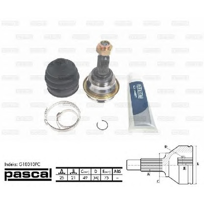 Photo Joint Kit, drive shaft PASCAL G18010PC