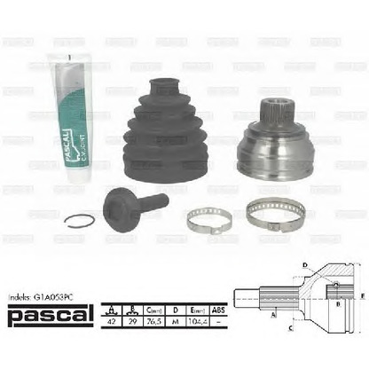 Foto Kit giunti, Semiasse PASCAL G1A053PC