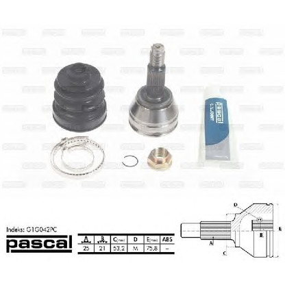 Photo Joint Kit, drive shaft PASCAL G1G042PC