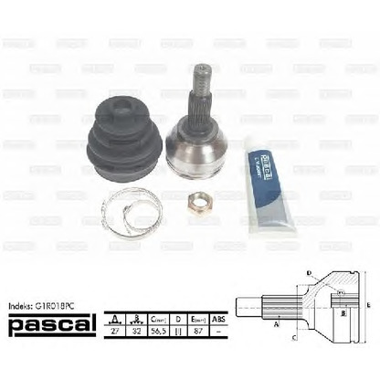 Photo Joint Kit, drive shaft PASCAL G1R018PC