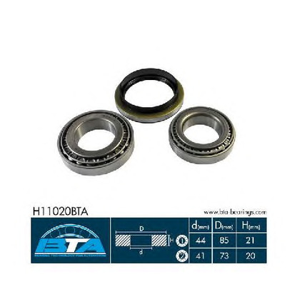 Photo Wheel Bearing Kit BTA H11020BTA