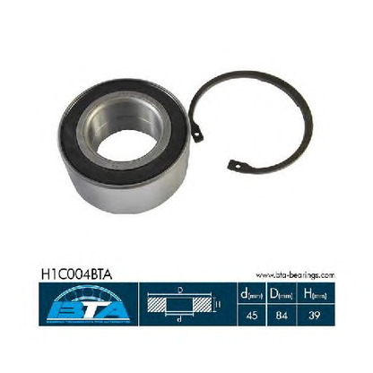 Photo Wheel Bearing Kit BTA H1C004BTA