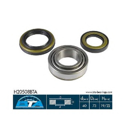 Photo Wheel Bearing Kit BTA H20508BTA