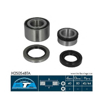 Photo Wheel Bearing Kit BTA H25054BTA