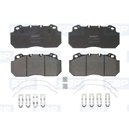 Photo Brake Pad Set, disc brake SBP 07P29090