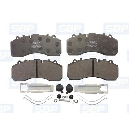 Photo Brake Pad Set, disc brake SBP 07P29108