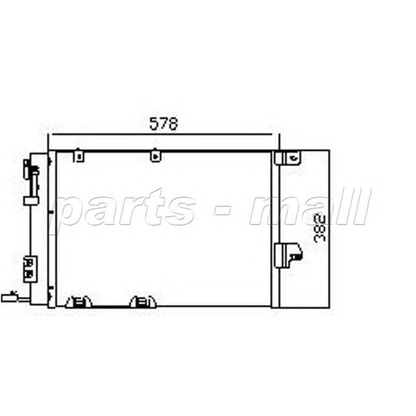 Foto Condensatore, Climatizzatore PARTS-MALL PXNC1002