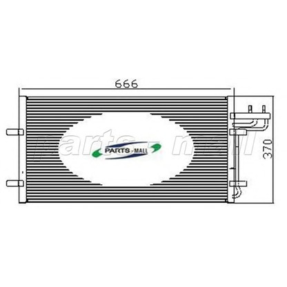 Foto Condensatore, Climatizzatore PARTS-MALL PXNC2005