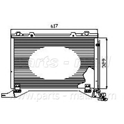 Foto Condensador, aire acondicionado PARTS-MALL PXNCR010